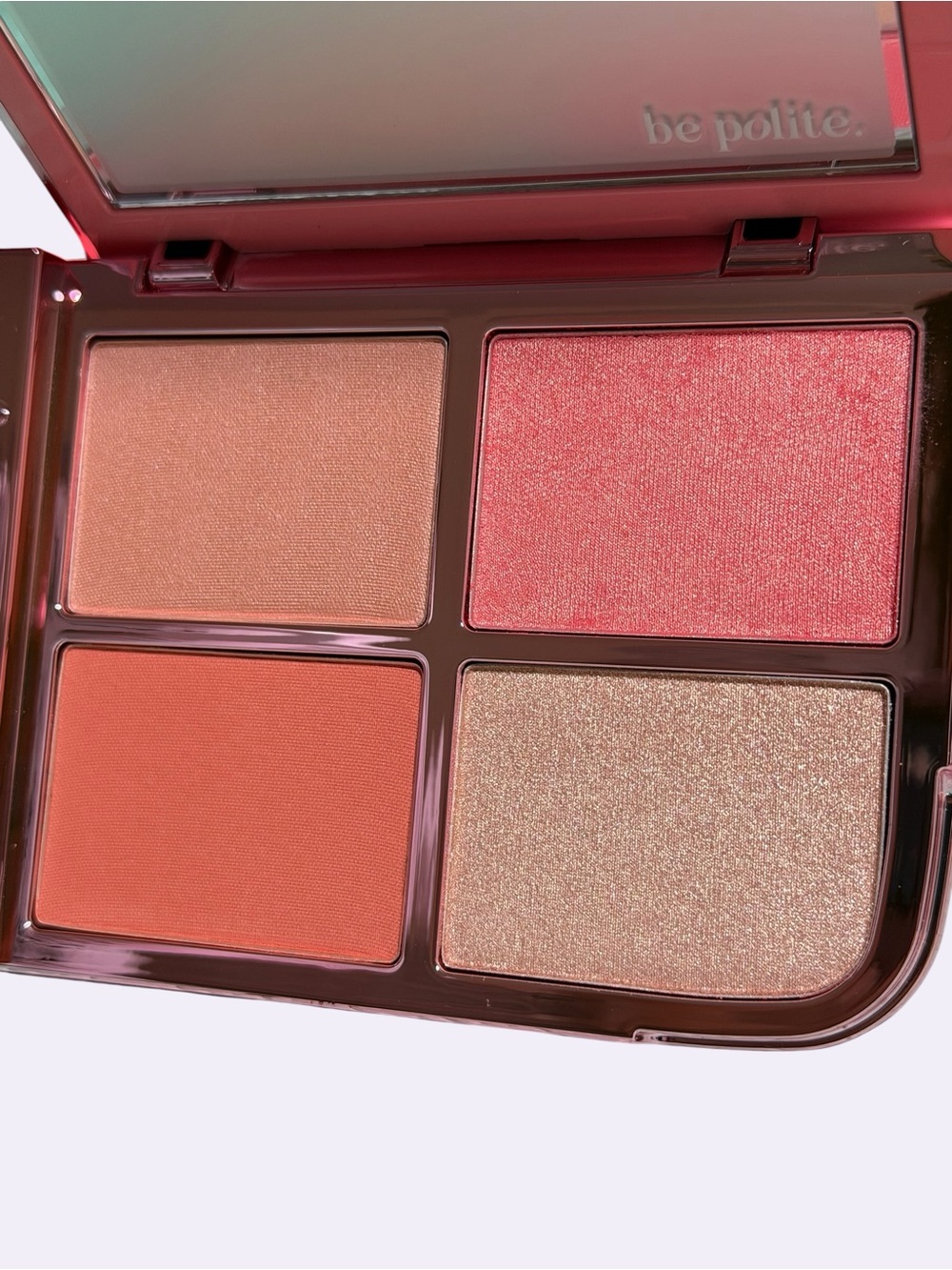Polite Society Blush & Highlight Face Palette Assorted Shades Glow